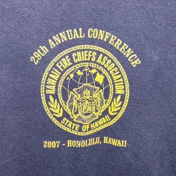Hawaii Fire Chiefs Assoc. 29th Annual Conference T-shirt XL - Picture 4 of 6